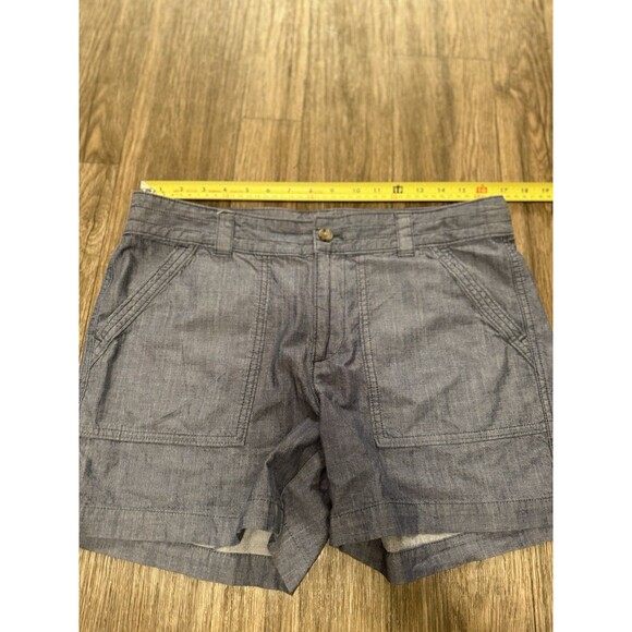 Banana Republic Women's Lightweight Denim Shorts‎ in Blue - Size 10 100% Cotton - Picture 6 of 10